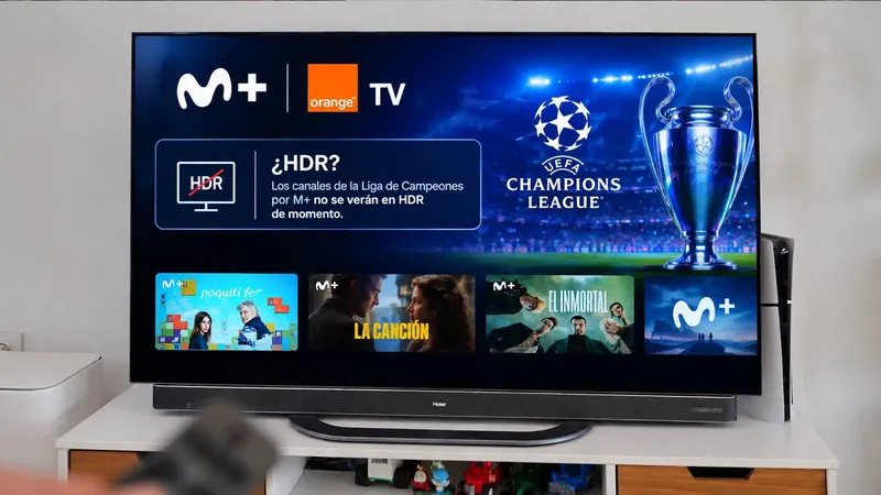 La Champions League no se ve en HDR en Movistar Plus y Orange TV: todavía hay que esperar