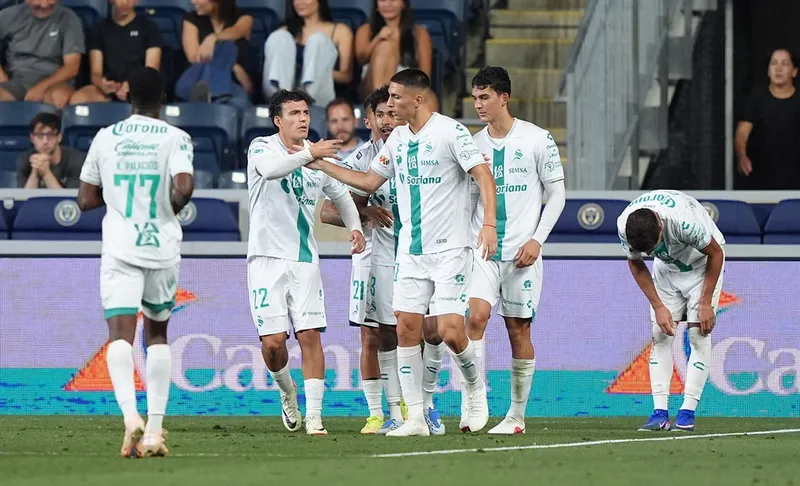 Santos y Necaxa se despiden de la Leagues Cup con victoria