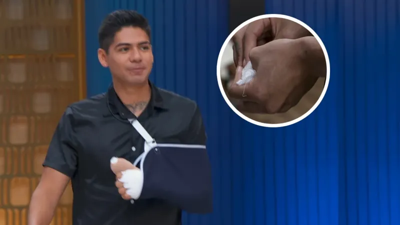 Uno de los cocineros de MasterChef se corta un dedo al picar cebolla y abandona entre lágrimas