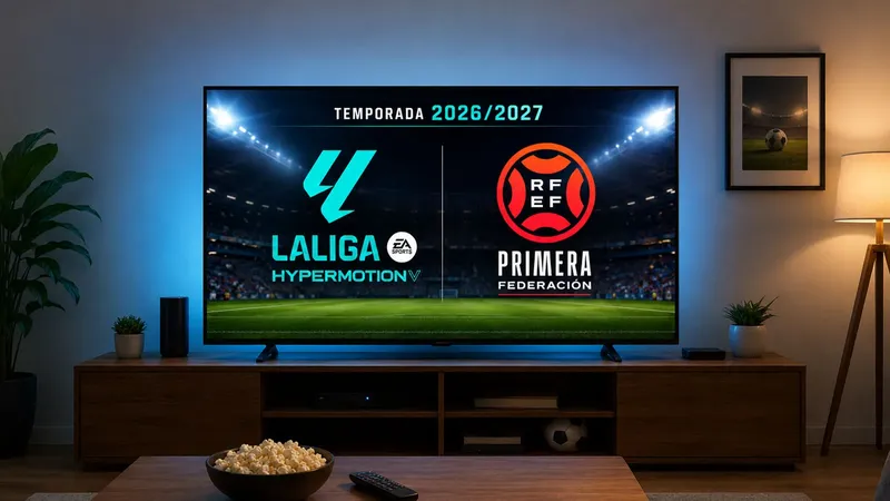 La televisión de otro operador ya tiene LaLiga Hypermotion y Primera Federación para la temporada 2026/2027