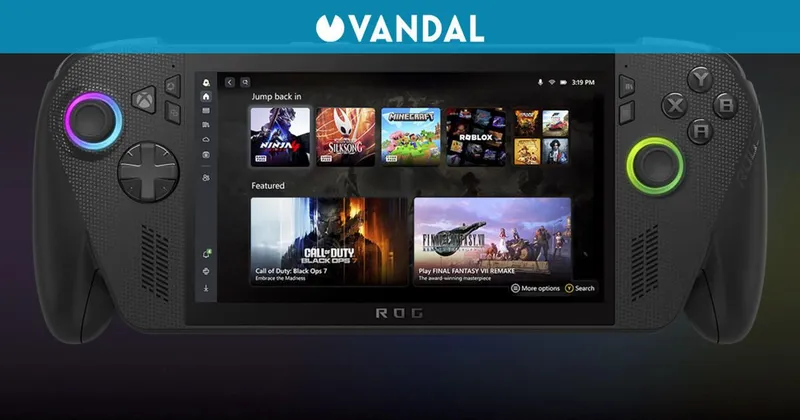 Microsoft empieza a mostrar un nuevo logo de XBOX Handheld en las páginas de varios juegos