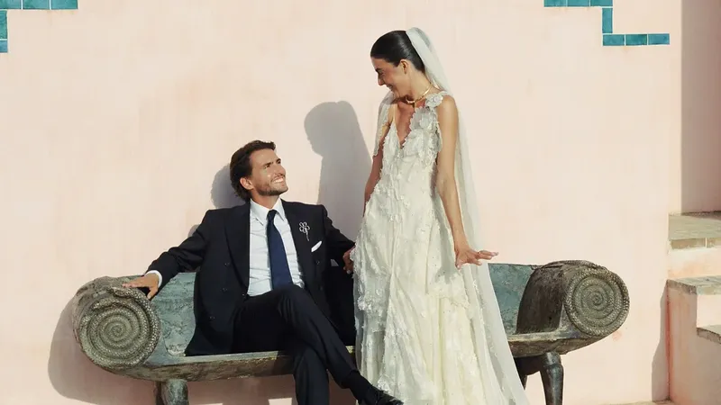 La novia que se casó con dos vestidos alta costura de Dior