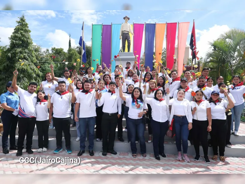 Pueblo de La Concordia conmemoran legado de dignidad del General Benjamín Zeledón
