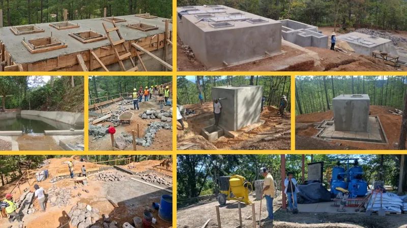 Avanza en un 70% la construcción del sistema de agua potable en Nueva Segovia