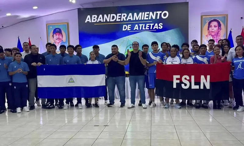 ¡A representar a Nicaragua! Selecciones nacionales reciben abanderamiento