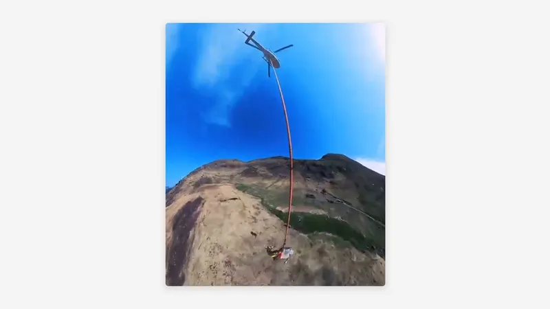 VIDEO: El sorprendente viaje de la 'vaca voladora'