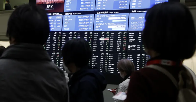 Bolsas asiáticas caen pese al repunte de Wall Street y el avance de los semiconductores