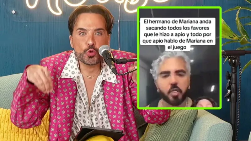 ‘Apio’ EXPLOTA CONTRA hermano de Mariana Ochoa por reprocharle “falta de apoyo” a pesar de favores