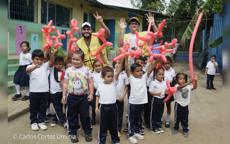 Divertida mañana recreativa impulsada por Promotoría Solidaria en Preescolar Byron Díaz