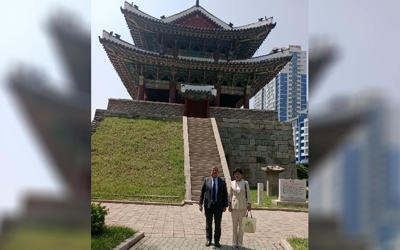Visitamos sitio histórico en Pyongyang