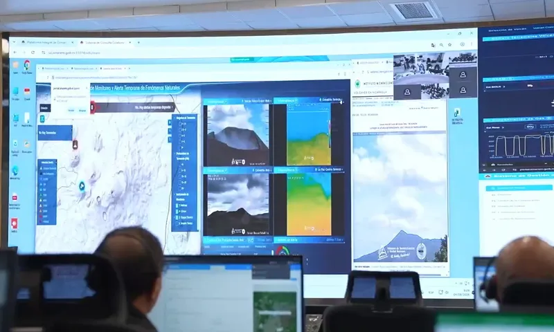 Nuevo Centro de Monitoreo y Alerta Temprana vigilará en tiempo real los volcanes, ríos y sismos