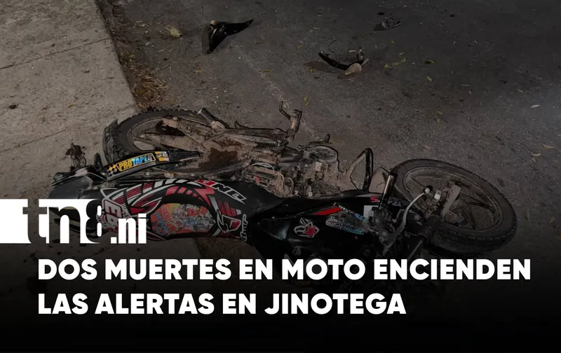 Dos vidas perdidas en accidentes de motocicleta en menos de una semana en Jinotega