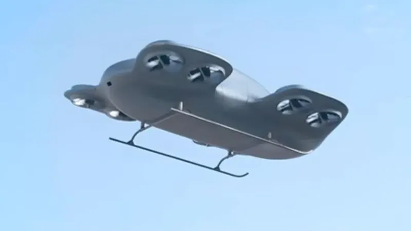 Parece imposible, pero vuela: así funciona el eVTOL chino con ocho ventiladores carenados