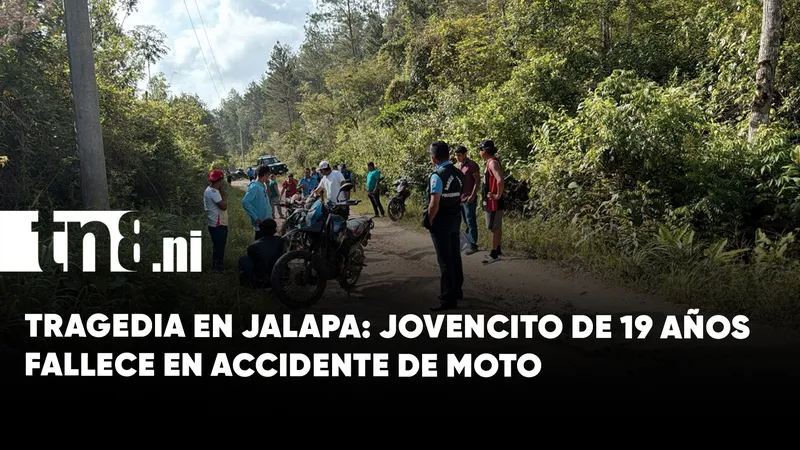 Tragedia en Jalapa: jovencito de 19 años fallece en accidente de moto