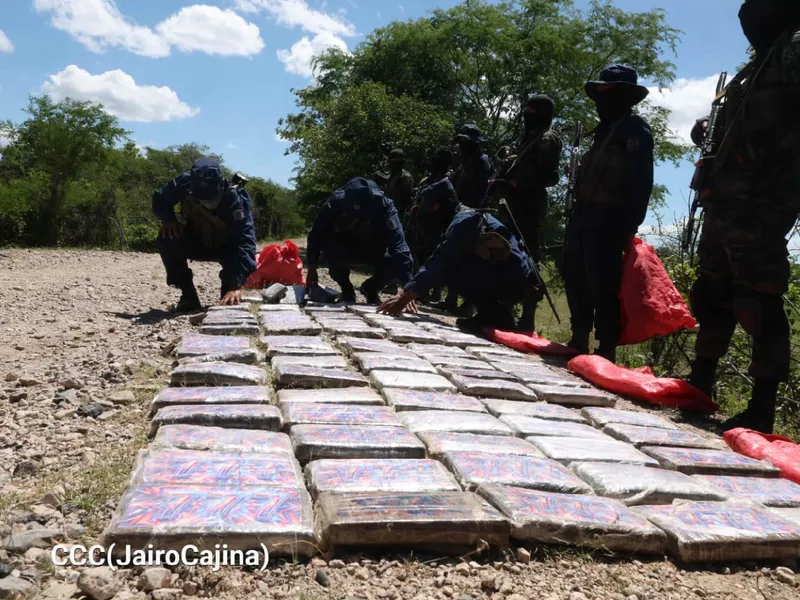 Nuevo golpe al narcotráfico internacional: incautan 150 tacos de cocaína en Somotillo