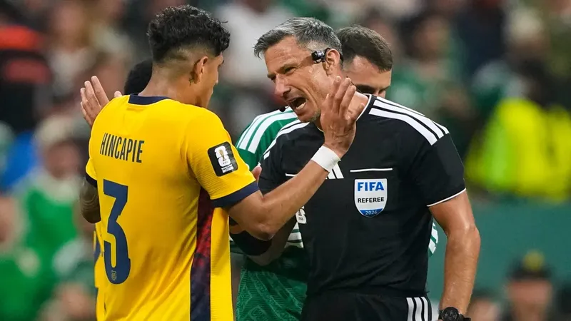 Piero Hincapié habló sobre su polémica expulsión ante México por taparse la boca