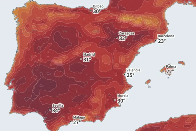 AEMET tiene claro que la situación se complica: España va a pasar de un tiempo pre-primaveral en una semana a un "calor africano" en la siguiente