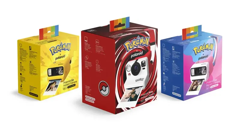 Pokémon x Polaroid: Estas cámaras fotográficas de edición limitada unen a dos leyendas de los 90s