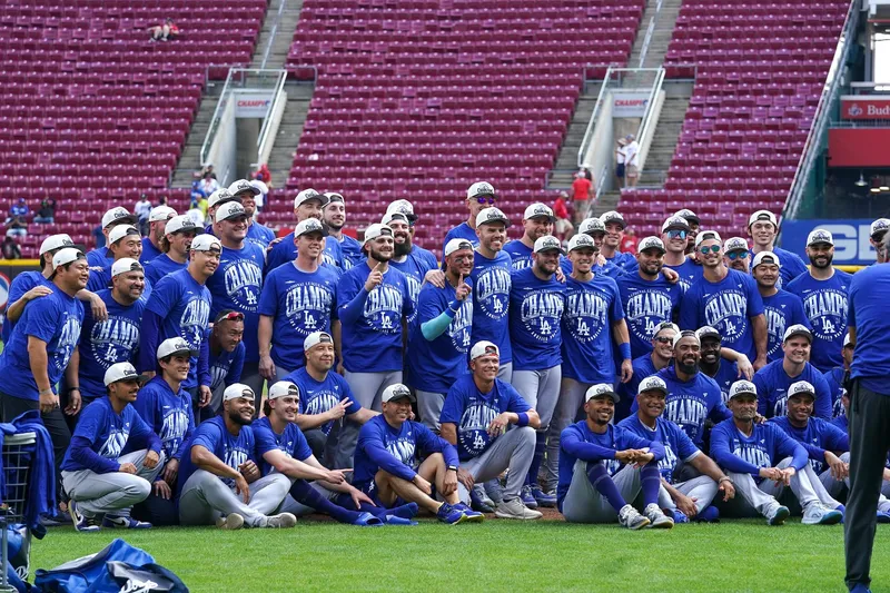 Sin Shohei Ohtani, los Dodgers amarraron su quinto título divisional