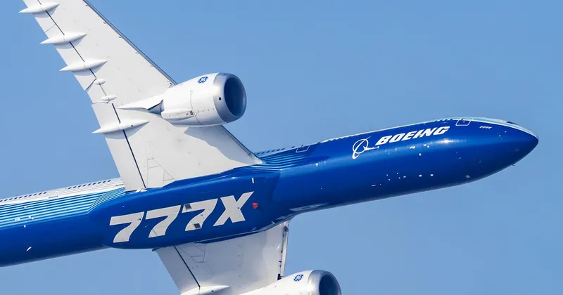 Acciones de Boeing caen por retrasos en pruebas del 777X y dudas sobre su meta de flujo de caja