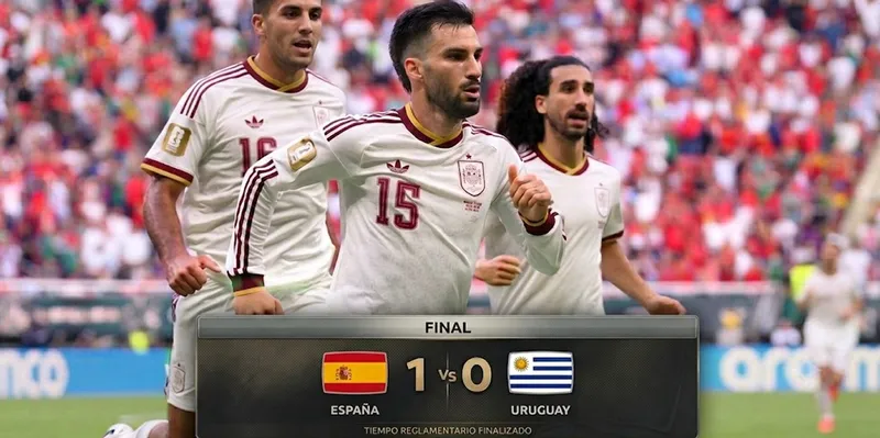 España se impone a Uruguay y asegura el liderato del Grupo H