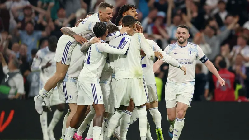 Aston Villa campeón de la Europa League y equipo de Champions