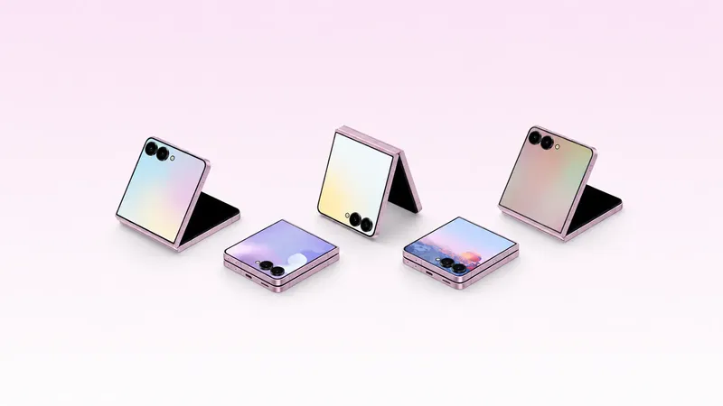 En qué se parecen y en qué se diferencian el Samsung Galaxy Z Flip7 y el nuevo Z Flip8