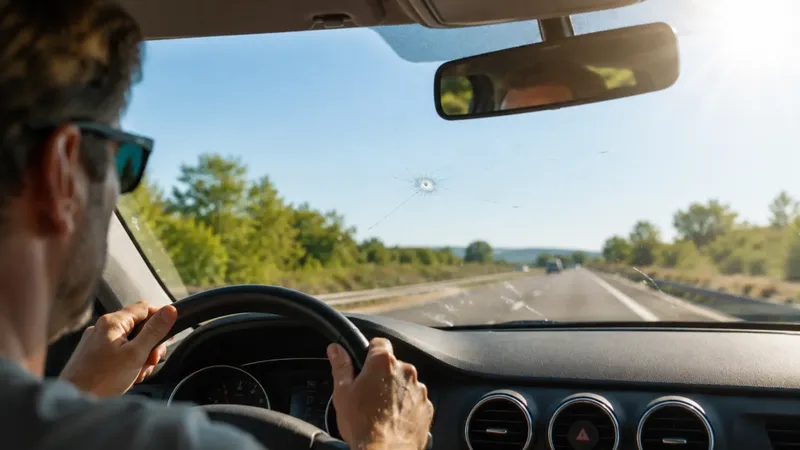 La física y la química tienen la culpa de que en verano existan muchas más probabilidades de que se rompa el parabrisas de un coche