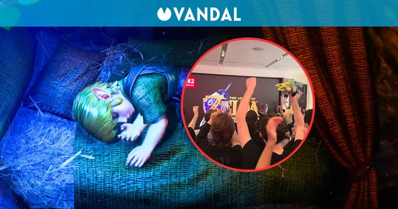 Locura en la tienda Nintendo: así fue la reacción por el anuncio del remake de Zelda Ocarina of Time