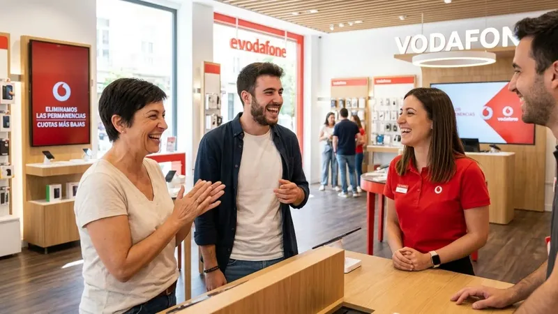 Vodafone elimina la permanencia en sus dispositivos y rebaja el precio de las cuotas aplazadas