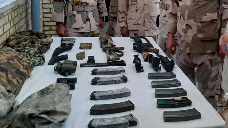 Irán incauta armas y detiene a miembros de grupos armados en el noroeste