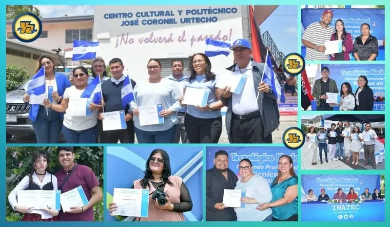 690 egresados reciben certificados en el José Coronel Urtecho de Managua