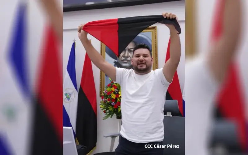 Palabras del Compañero Oscar Pérez Coordinador Nacional de la Juventud Sandinista