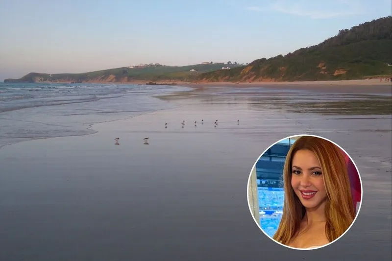 El refugio de Shakira entre dos de los pueblos más bonitos del norte: playas salvajes, acantilados y un parque natural frente al mar