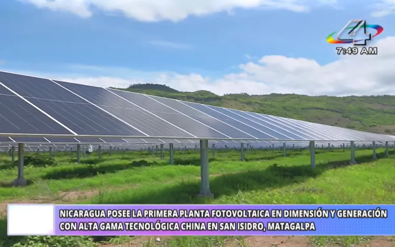 Conoce el funcionamiento de la planta ENESOLAR construida en San Isidro, Matagalpa