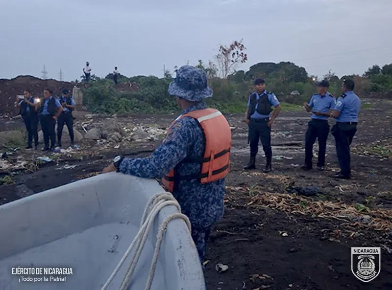 Naval recupera cuerpo sin vida en las aguas del lago Xolotlán