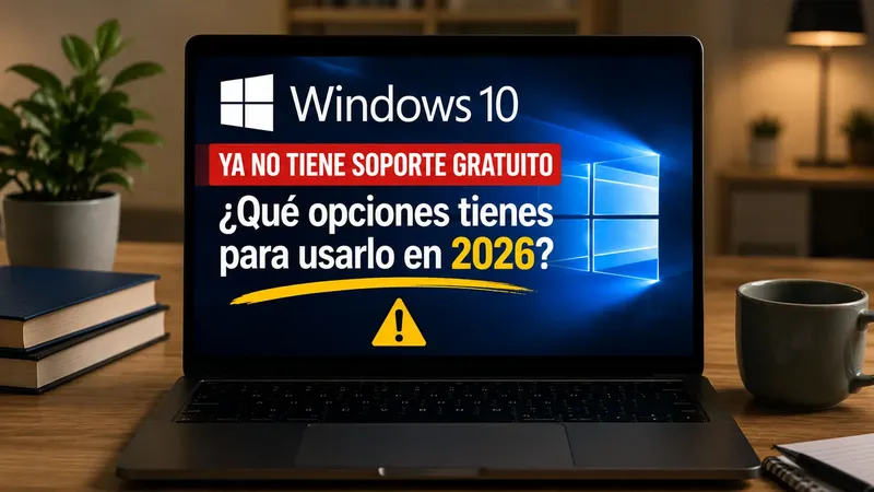 Windows 10 ya no tiene soporte gratuito: las tres opciones reales para seguir usando tu PC en 2026