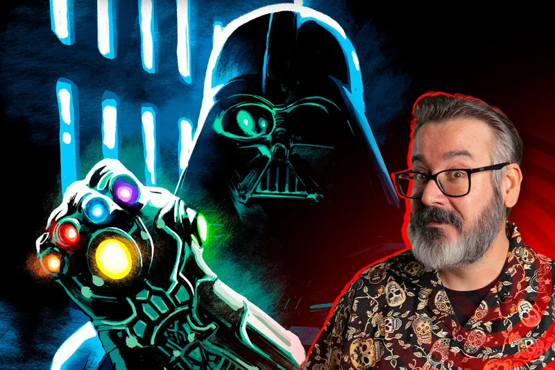 A Darth Vader le queda genial el Guantelete del Infinito, pero las primeras imágenes del crossover de Star Wars y Marvel no terminan de ilusionar a los fans