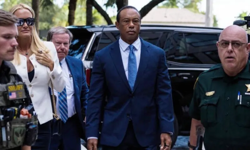 Tiger Woods llega a un acuerdo tras accidente en Florida