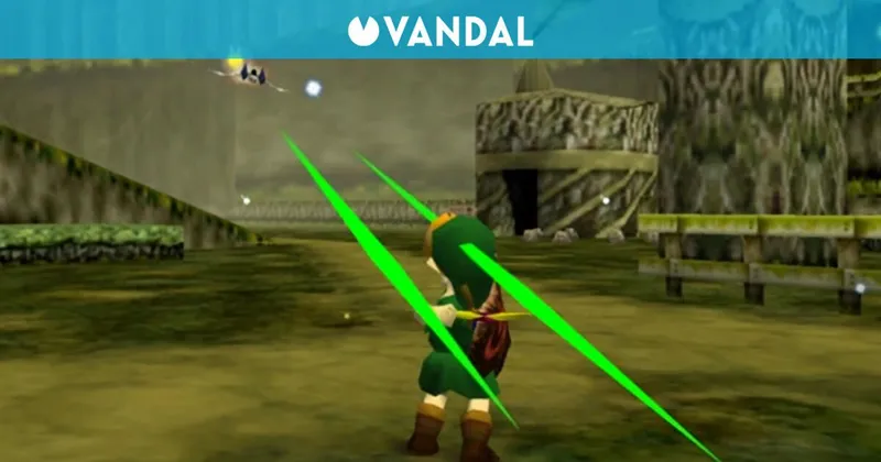 En Zelda Ocarina of Time puedes luchar contra una nave de Star Fox y no necesitas un cartucho de trucos para ello