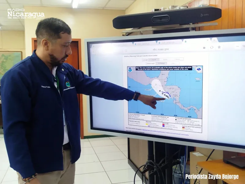Depresión Tropical No.3 generará lluvias en Nicaragua