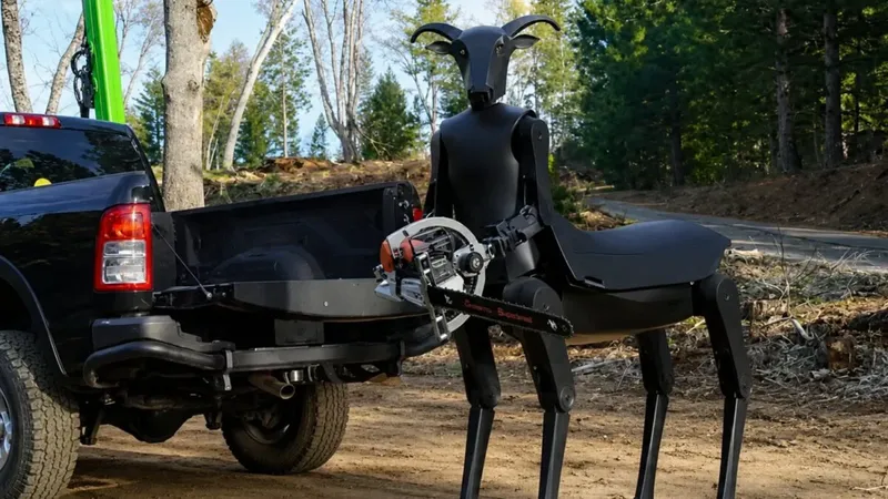 Este robot con aspecto de centauro está diseñado para entrar donde sería demasiado peligroso enviar a una persona