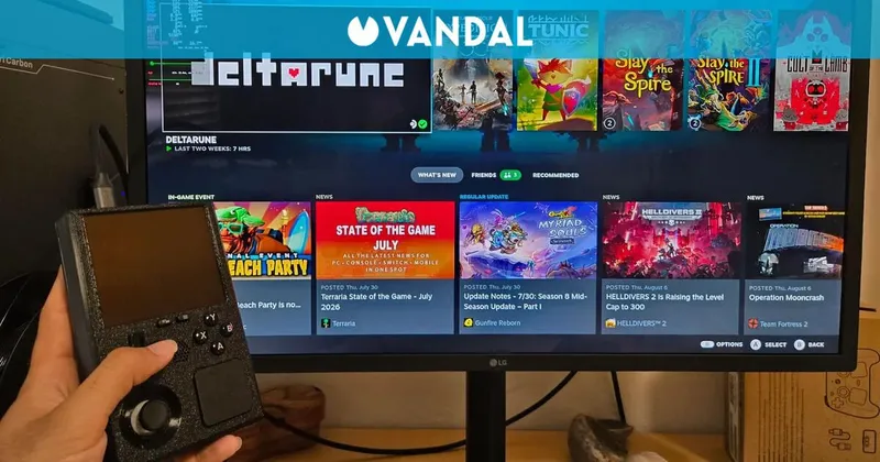¿Es posible meter una Steam Deck en una carcasa similar a una Game Boy? Así es el proyecto SteamBoy