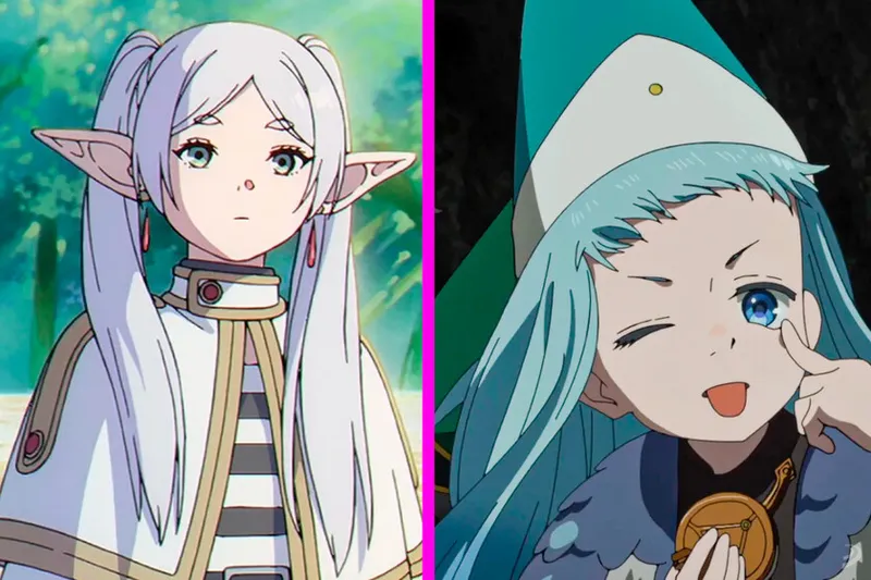 Sé que es imposible, pero ahora no puedo dejar de verlo: Richeh, de Witch Hat Atelier, parece la hija que Frieren y Himmel
