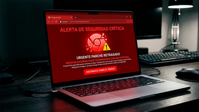 Peligro en Google Chrome: el urgente parche de seguridad tardará semanas en llegar y corres un gran riesgo