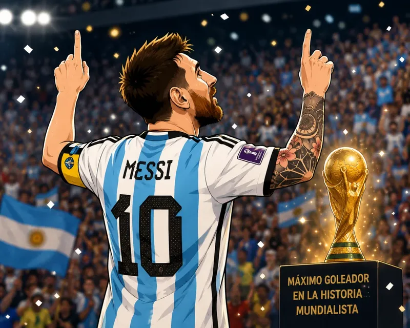 Messi se convierte en el máximo goleador en la historia mundialista