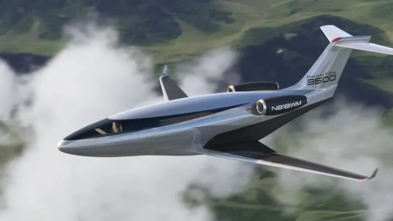 El jet privado que quiere acabar con las ventanillas: en su lugar tendrá pantallas para ver el cielo en tiempo real