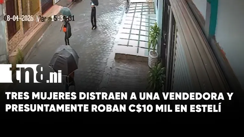 Tres mujeres presuntamente distraen a vendedora y roban unos 10 mil córdobas en mueblería...