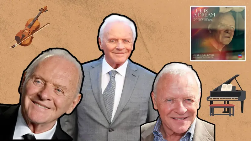 De la pantalla grande a las bocinas: Anthony Hopkins revela su faceta como cantante