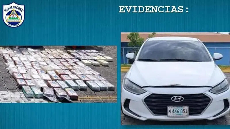 Policía de Nicaragua incauta 137 kilos de cocaína en Nindirí y captura a 6 personas por crimen organizado